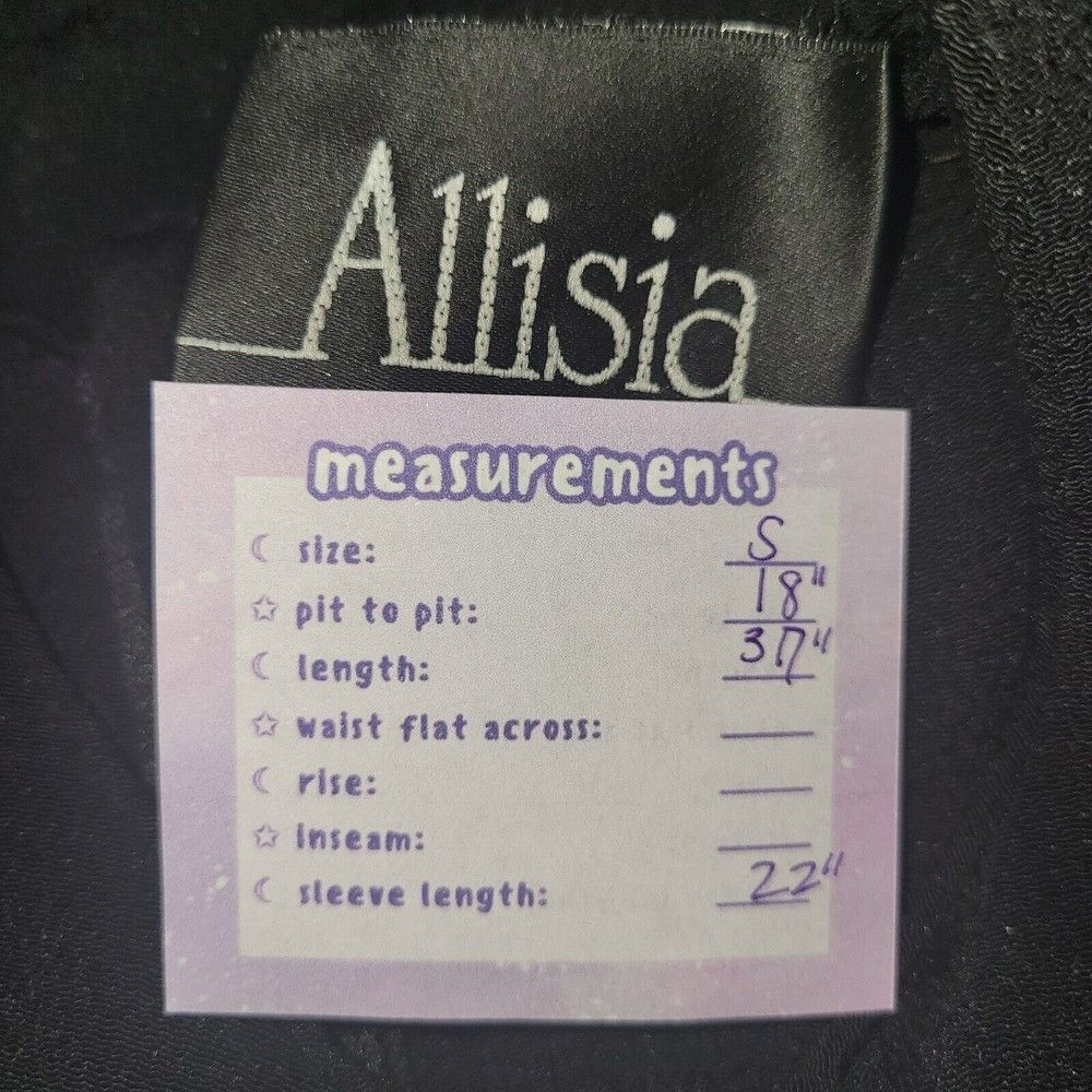 Elegant Black Long Sleeve Dress - Picture 2 of 10